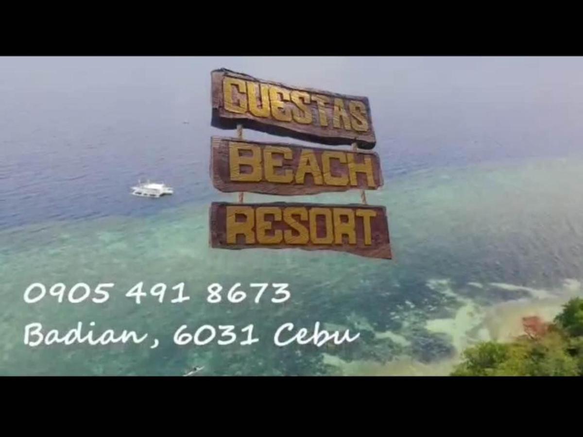 Cuestas Beach Resort And Restaurant Badian Exterior foto