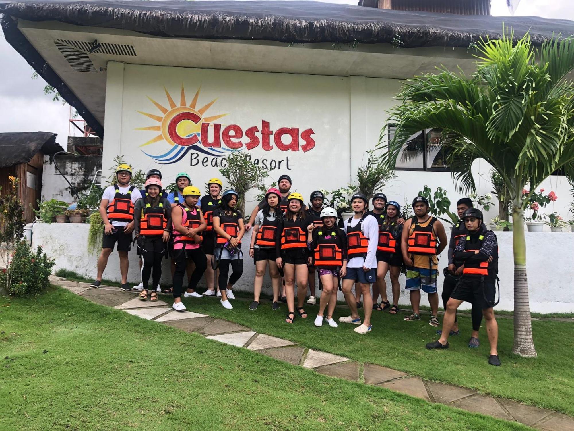 Cuestas Beach Resort And Restaurant Badian Exterior foto