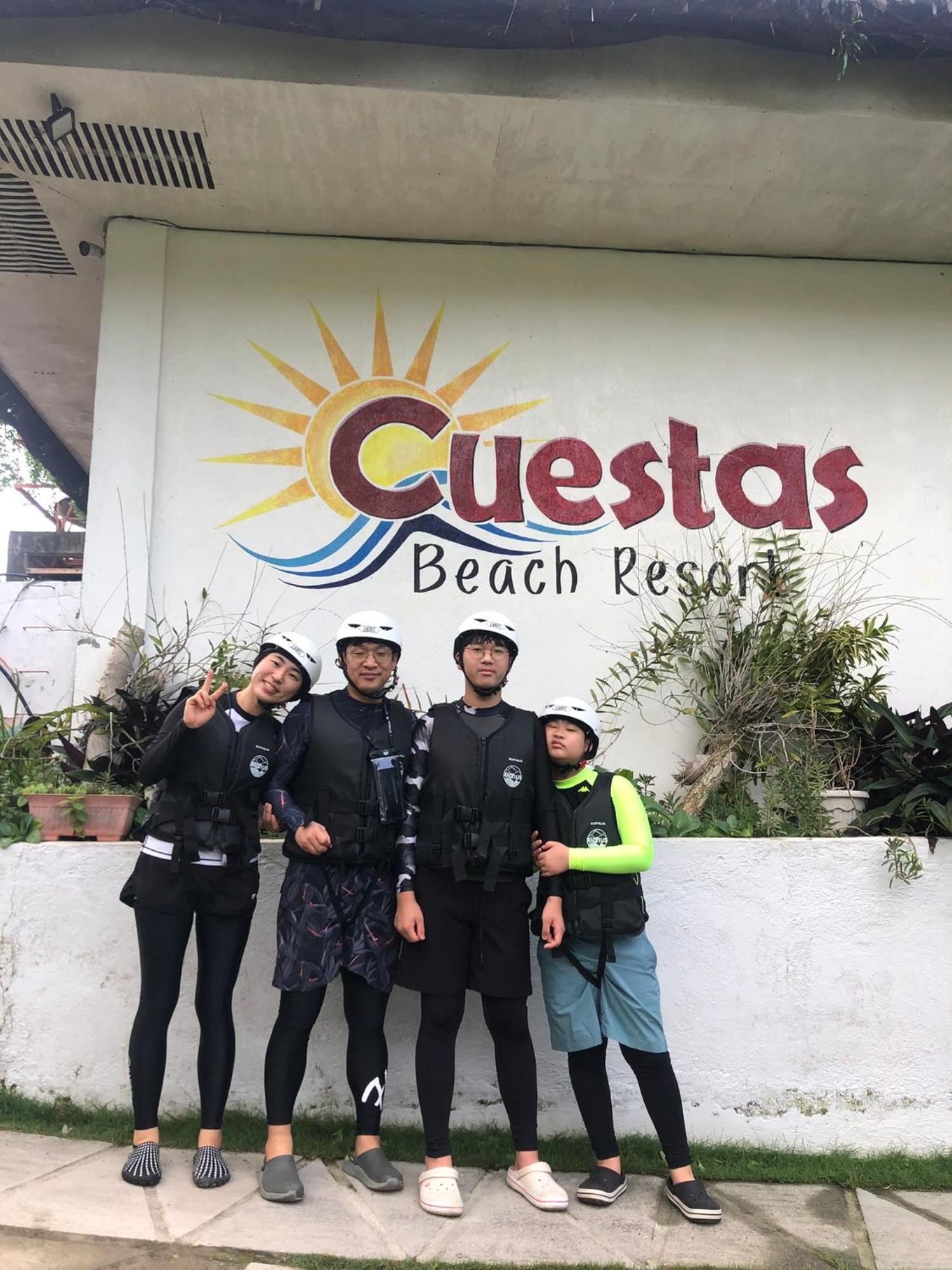 Cuestas Beach Resort And Restaurant Badian Exterior foto